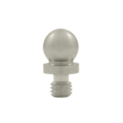 3/8 Inch Solid Brass Ball Tip Cabinet Finial (Brushed Nickel Finish) DELTANA