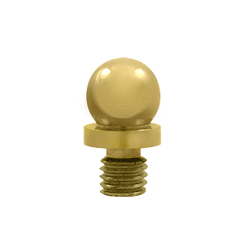 3/8 Inch Solid Brass Ball Tip Cabinet Finial (PVD Finish) DELTANA