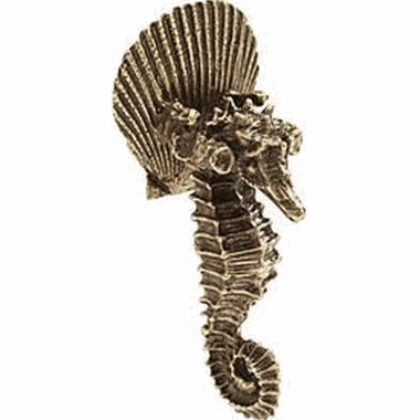 3 Inch Symphony Neptune Seahorse Pendant Pull (Estate Dover Finish) SCHAUB