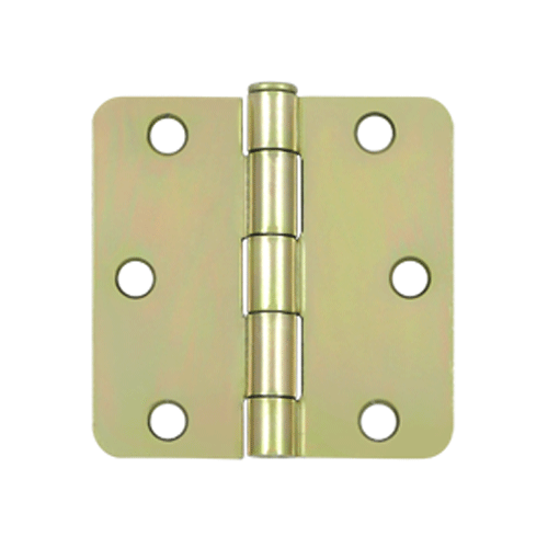 3 Inch x 3 Inch Steel Hinge (Zinc DiChromate Finish) DELTANA