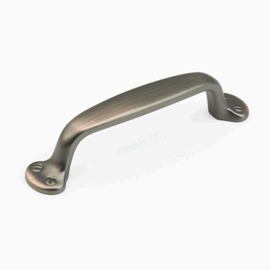 5 1/8 Inch (4 Inch c-c) Country Style Pull (Aurora Bronze Finish) SCHAUB