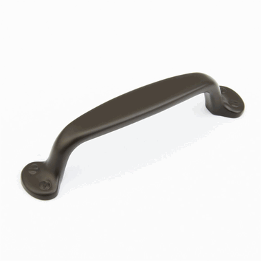 5 1/8 Inch (4 Inch c-c) Country Style Pull (Oil Rubbed Bronze Finish) SCHAUB