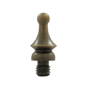 5/8 Inch Solid Brass Windsor Tip Cabinet Finial (Antique Brass Finish) DELTANA