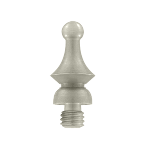 5/8 Inch Solid Brass Windsor Tip Cabinet Finial Brushed Nickel Finish DELTANA