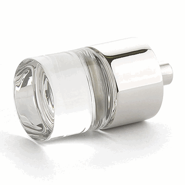 7/8 Inch Symphony City Light Cylinder Knob (Polished Nickel Finish) SCHAUB