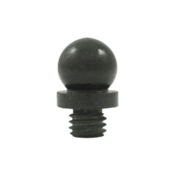 9/16 Inch Solid Brass Ball Tip Hinge Finial (Bronze Dark Finish) DELTANA