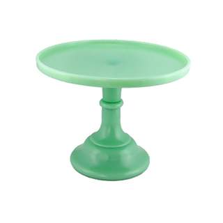 9 Inch Cake Plate (Jadeite Glass) Copper Mountain Hardware