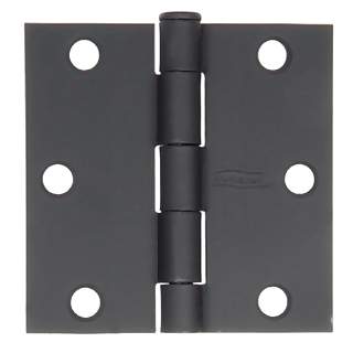 3 Inch by 3 Inch Butt Hinge (Forged Black Iron) ACORN MANUFACTURING