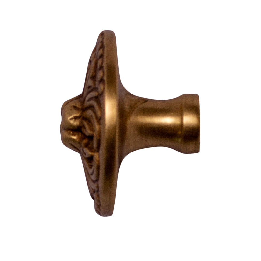 1 7/8 Inch Solid Brass Rococo Victorian Cabinet or Dresser Knob (Several Finishes Available) COPPER MOUNTAIN HARDWARE