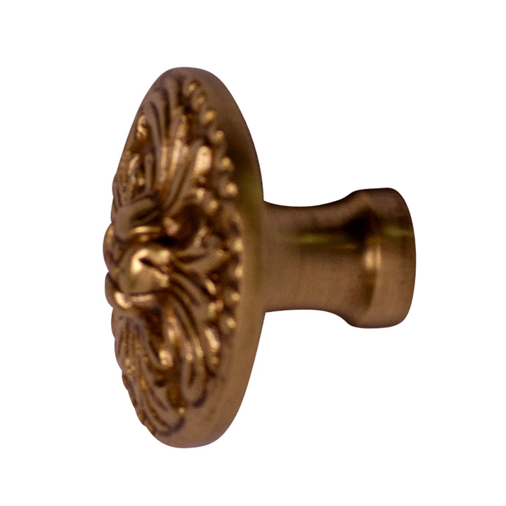 1 1/2 Inch Polished Brass Rococo Cabinet Knob (Several Finishes Available) COPPER MOUNTAIN HARDWARE