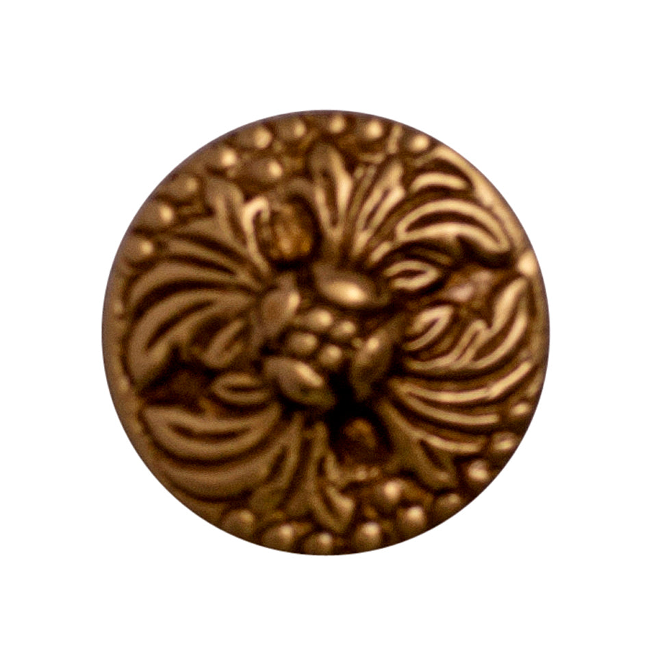 1 1/4 Inch Polished Brass Rococo Cabinet Knob (Several Finishes Available) COPPER MOUNTAIN HARDWARE