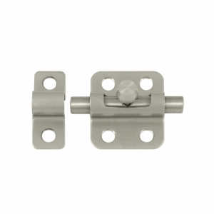 2 Inch Solid Brass Barrel Bolt (Brushed Nickel Finish) DELTANA