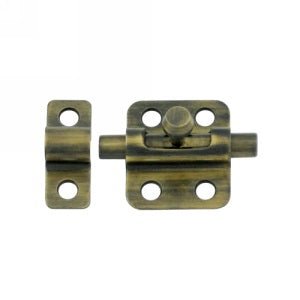 2 Inch Solid Brass Barrel Bolt (Antique Brass Finish) DELTANA