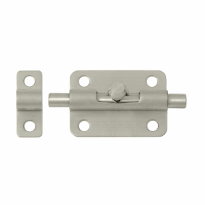 3 Inch Solid Brass Barrel Bolt (Brushed Nickel Finish) DELTANA