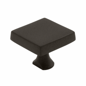 1 Inch Deltana Solid Brass Square Knob (Oil Rubbed Bronze Finish) DELTANA