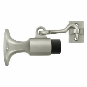 Heavy Duty Wall Mounted Bumper Door Stop (Brushed Nickel Finish) DELTANA