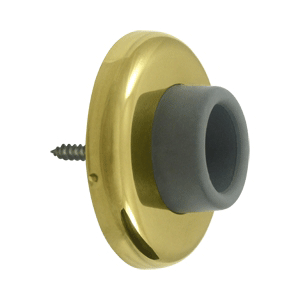 Concave Wall Door Hold / Door Stop (Polished Brass Finish) DELTANA