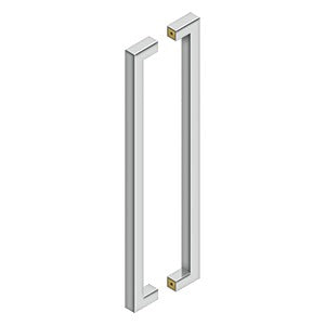 24 Inch Stainless Steel Contemporary Pulls (Back to Back) DELTANA