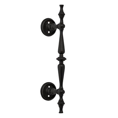 9 1/2 Inch Solid Brass Large Victorian Pull (Oil Rubbed Bronze Finish) COPPER MOUNTAIN HARDWARE