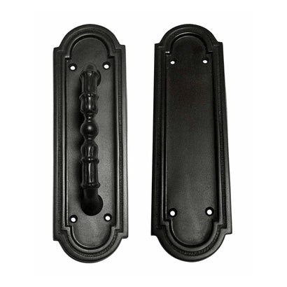 8 3/8 Inch Solid Brass Arched Style Push And Pull Plate (Oil Rubbed Bronze Finish) COPPER MOUNTAIN HARDWARE