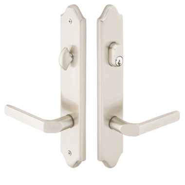 Solid Brass Concord Keyed Style Multi Point Lock Trim (Brushed Nickel Finish) EMTEK