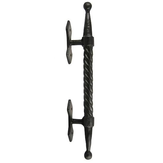 14 Inch Solid Iron Rope Handle (Iron Finish) COPPER MOUNTAIN HARDWARE