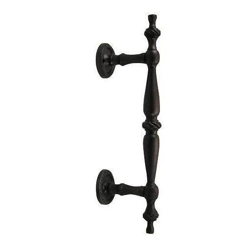 9 1/2 Inch Solid Brass Georgian Style Handle (Black Bronze Finish) COPPER MOUNTAIN HARDWARE