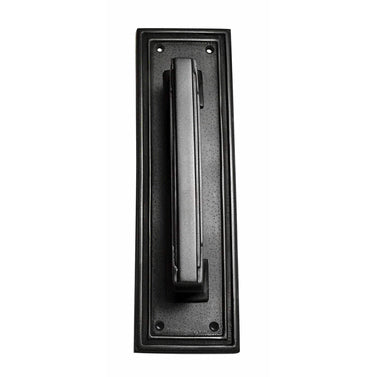 10 Inch Solid Brass Classic Style Pull Plate (Oil Rubbed Bronze Finish) COPPER MOUNTAIN HARDWARE