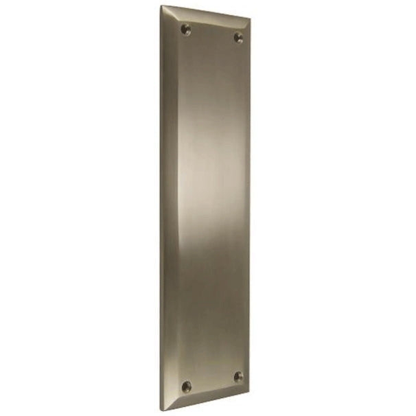 10 Inch Quaker Style Pull and Push Plate Set (Brushed Nickel Finish) COPPER MOUNTAIN HARDWARE