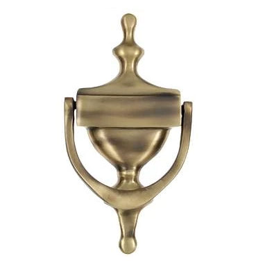 7 Inch (6 1/4 Inch c-c) Heritage Style Door Knocker (Antique Brass Finish) DELTANA