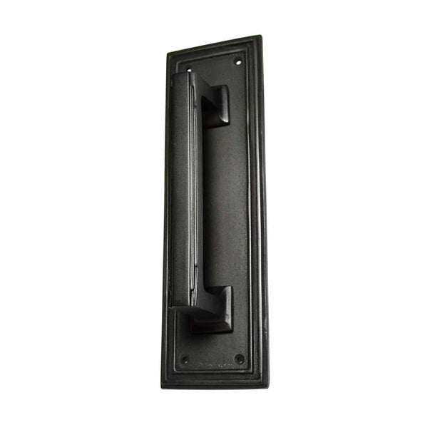 10 Inch Solid Brass Classic Style Pull Plate (Oil Rubbed Bronze Finish) COPPER MOUNTAIN HARDWARE