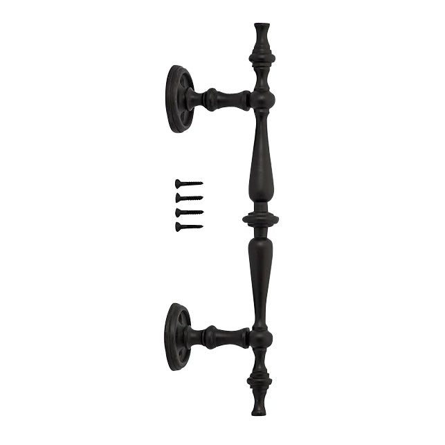 9 1/2 Inch Solid Brass Large Victorian Pull (Oil Rubbed Bronze Finish) COPPER MOUNTAIN HARDWARE