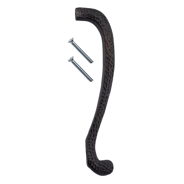 10 1/4 Inch Solid Brass Craftsman Style Door Pull (Black Bronze Finish) COPPER MOUNTAIN HARDWARE