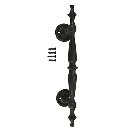 9 3/4 Inch Solid Brass Estate Handle (Black Bronze Finish) COPPER MOUNTAIN HARDWARE