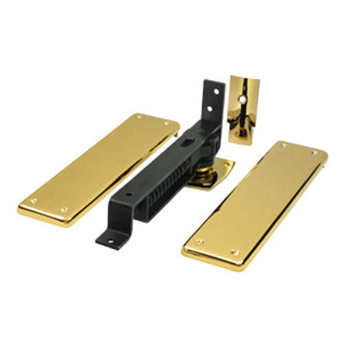 Double Action Solid Brass Spring Hinge (PVD Finish) DELTANA