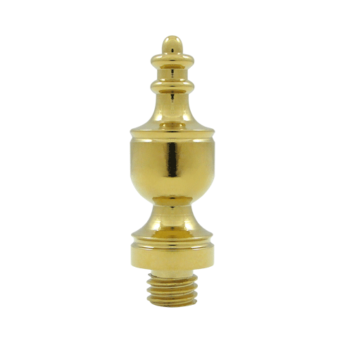 1 3/8 Inch Solid Brass Urn Tip Door Finial (PVD Finish) DELTANA