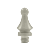 1 1/4 Inch Solid Brass Windsor Tip Door Finial (Brushed Nickel Finish) DELTANA