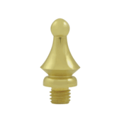 1 1/4 Inch Solid Brass Windsor Tip Door Finial (Unlacquered Brass) DELTANA