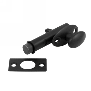 Deltana Mortise Style Single Sided Flush Bolt (Flat Black Finish) DELTANA