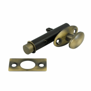 Deltana Mortise Style Single Sided Flush Bolt (Antique Brass Finish) DELTANA