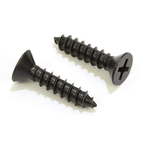 Single 3/4 Inch Black Phosphate Steel Wood Screw (Oil Rubbed Bronze Finish) COPPER MOUNTAIN HARDWARE