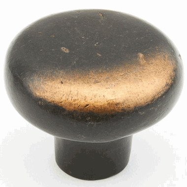 1 5/8 Inch Mountain Round Knob (Ancient Bronze Finish) SCHAUB