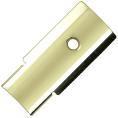 Solid Brass Back Plate (Polished Brass Finish) DELTANA