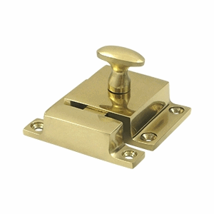 1 3/5 x 2 1/3 Inch Solid Brass Cabinet Lock (Polished Brass Finish) DELTANA