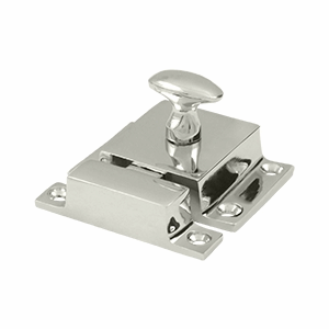 1 3/5 x 2 1/3 Inch Solid Brass Cabinet Lock (Polished Nickel Finish) DELTANA