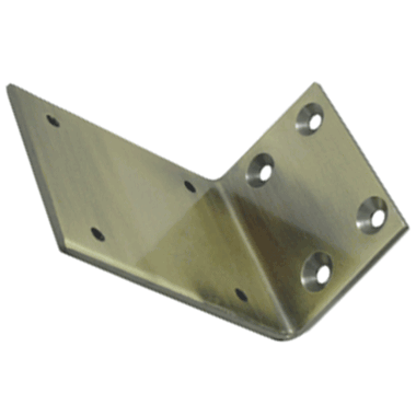 Solid Brass Jamb Bracket (Antique Brass Finish) DELTANA