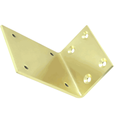 Solid Brass Jamb Bracket (Polished Brass Finish) DELTANA