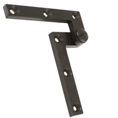 4 3/8 x 5/8 x 1 7/8 Inch Solid Brass Pivot Hinge (Oil Rubbed Bronze Finish) DELTANA